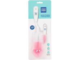 MeeMee Bottle and Nipple Cleaning Brush (Pink)  (Pink)